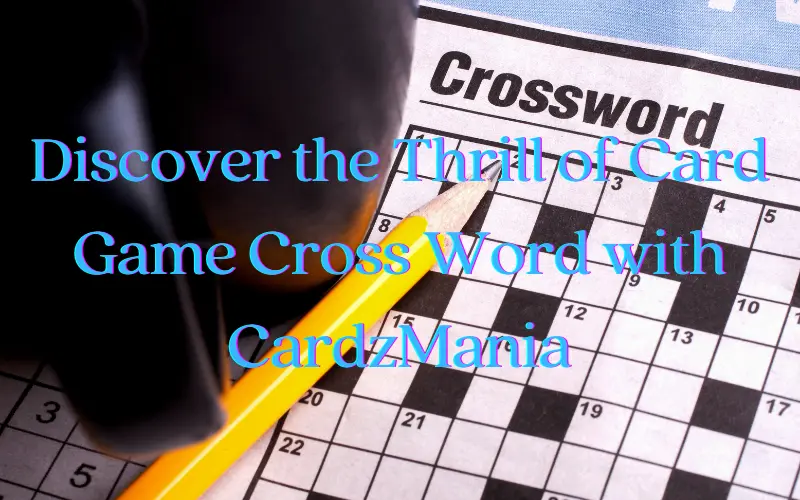 card game crossword